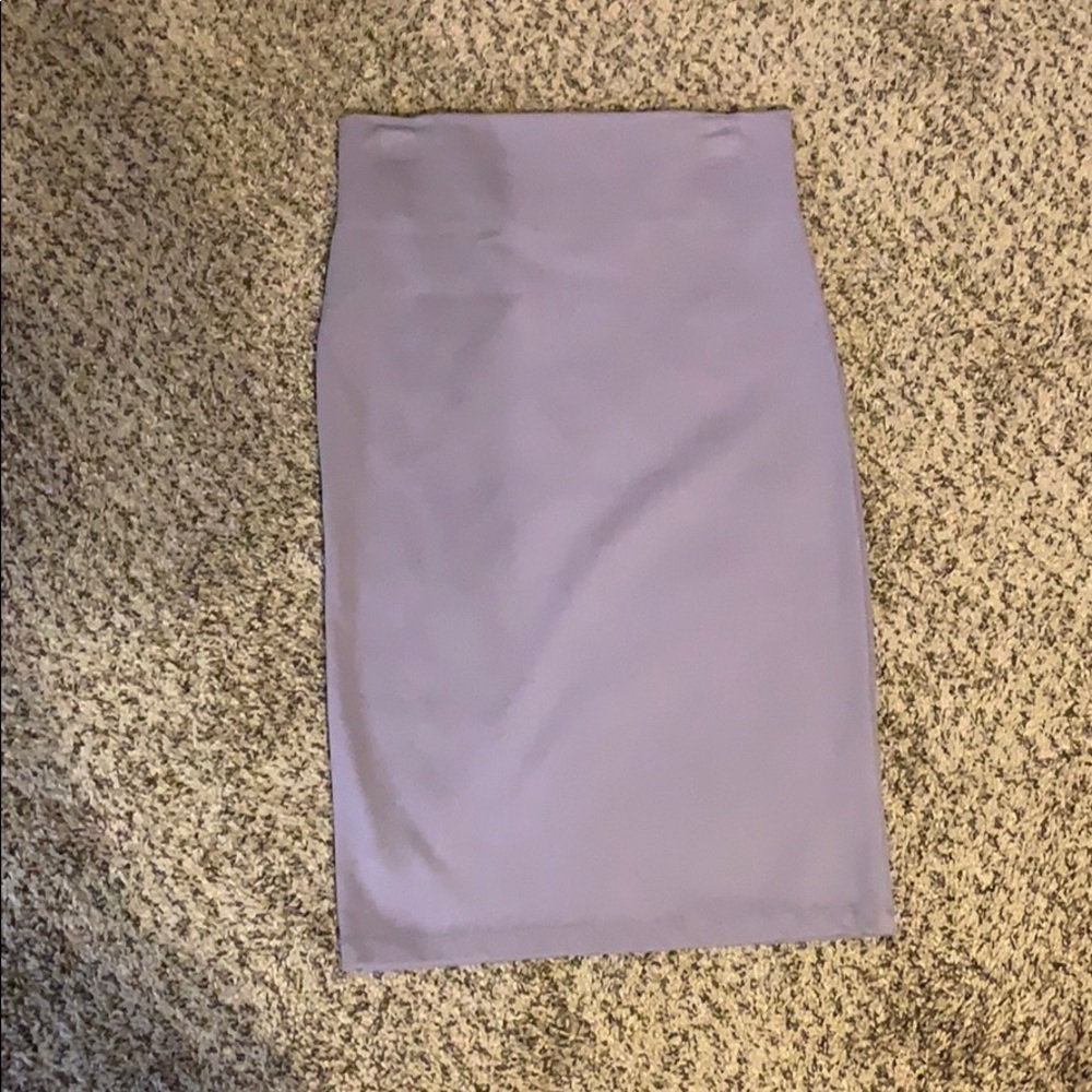 Lavender bodycon skirt